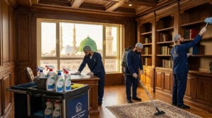 عمال شركة تنظيف منازل بالمدينة المنورة